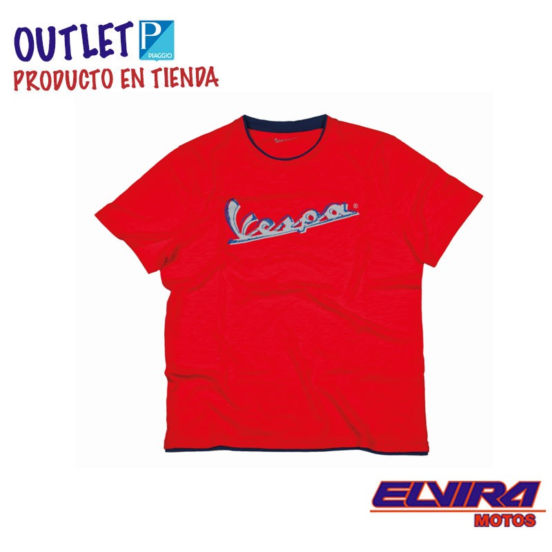 Camiseta hombre Original Vespa Rojo