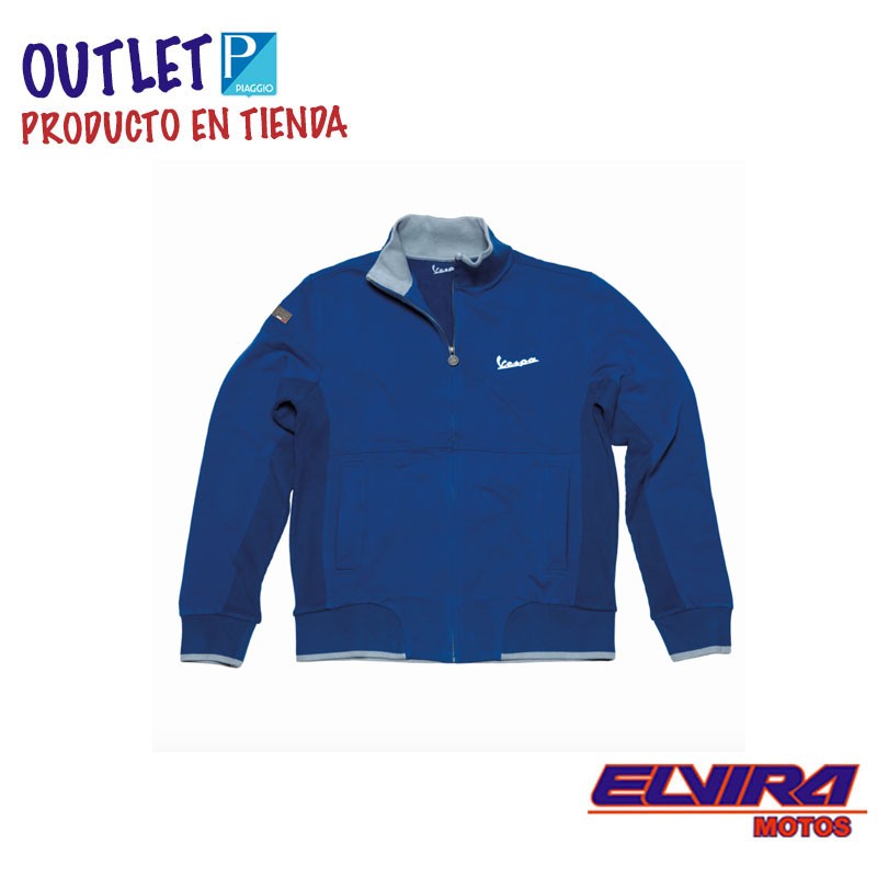 Sudadera Hombre Original Vespa Azul