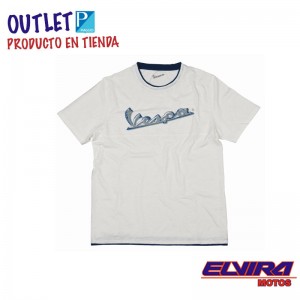 Camiseta Hombre Original Vespa Blanco