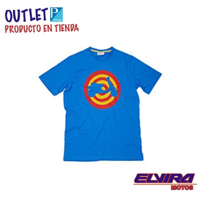 Camiseta Hombre Target Diana Vespa Azul