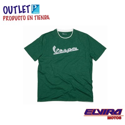 Camiseta Hombre Original Vespa Verde